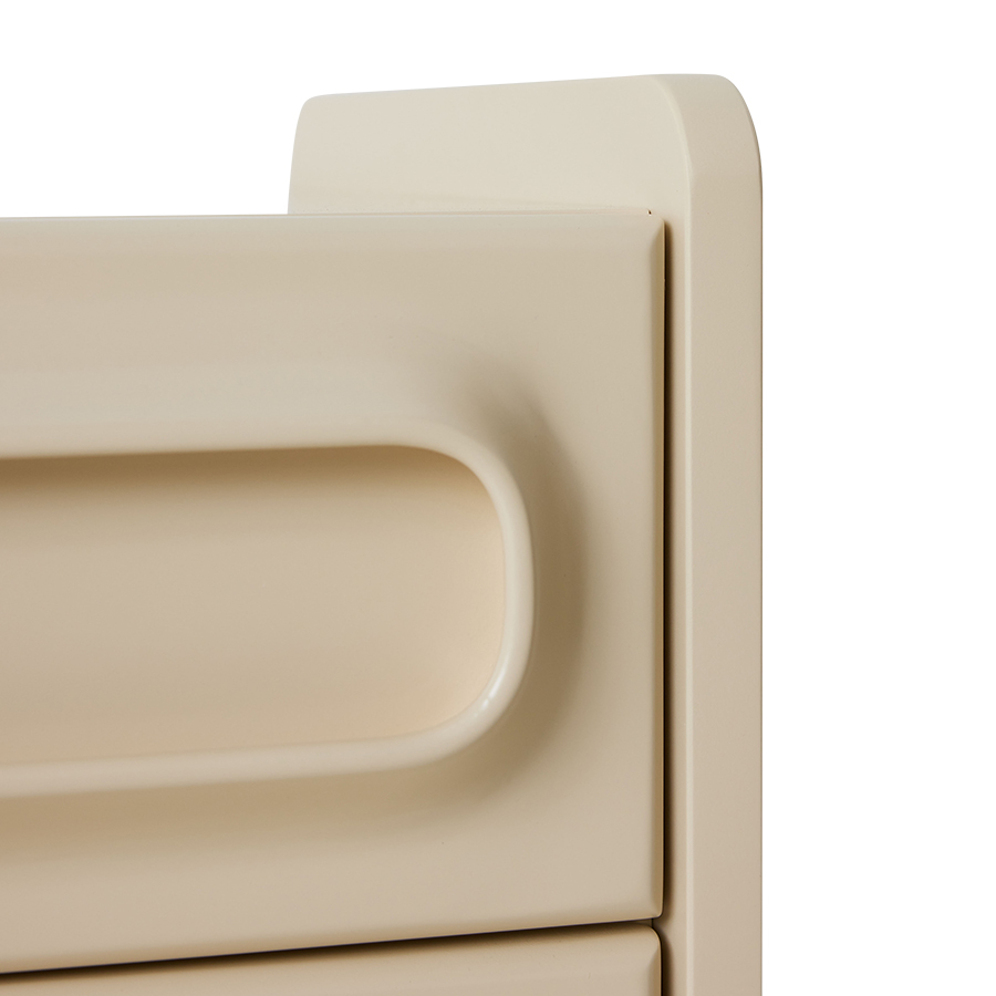 Space nightstand, cream | HKLIVING