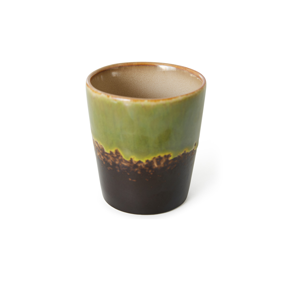 70s ceramics: coffee mug, algae | HKLIVING