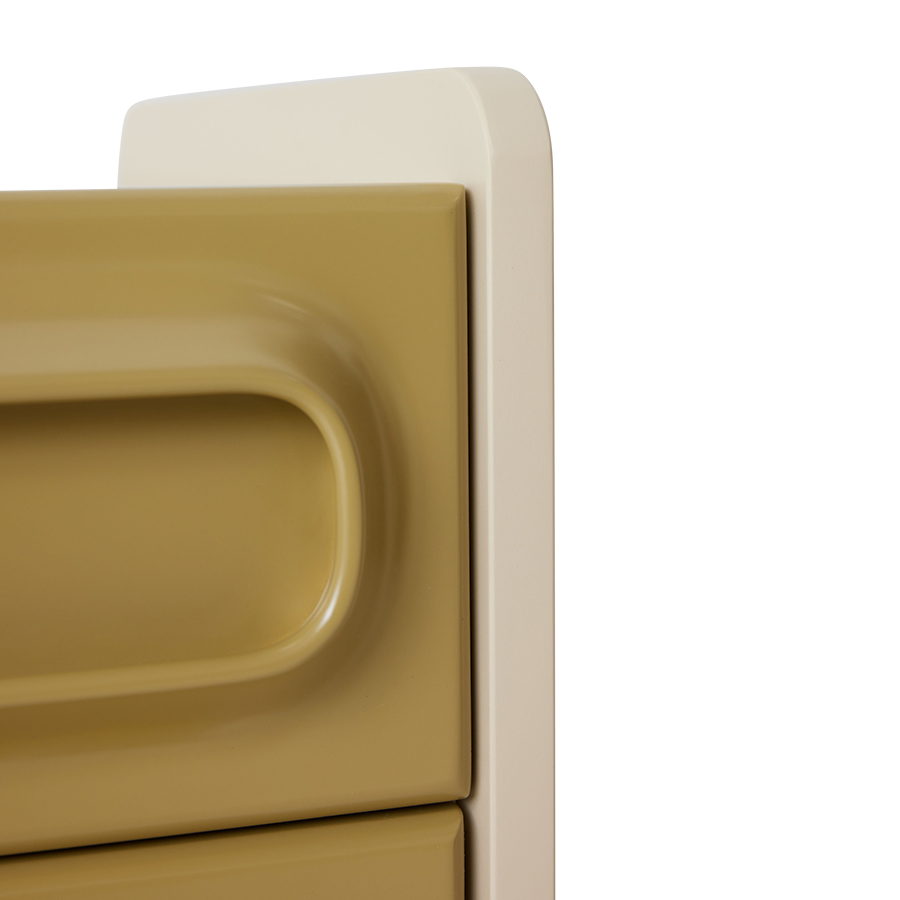 Space nightstand, sage/cream | HKLIVING