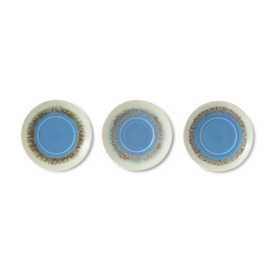 70s ceramics: saucer azure | HKLIVING