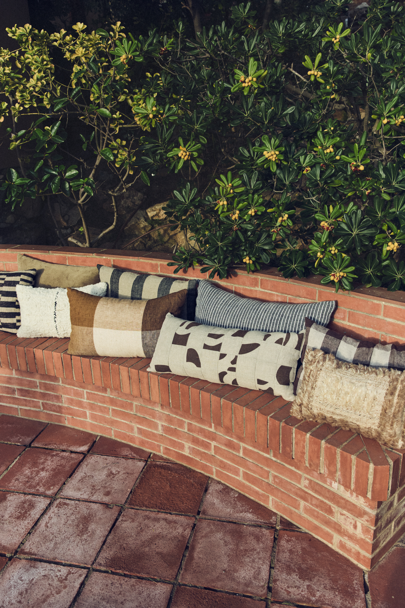 【極美品・52size】 Cushion Polished クッションポリッシュ Barocco Double-Face Cushion 17.7