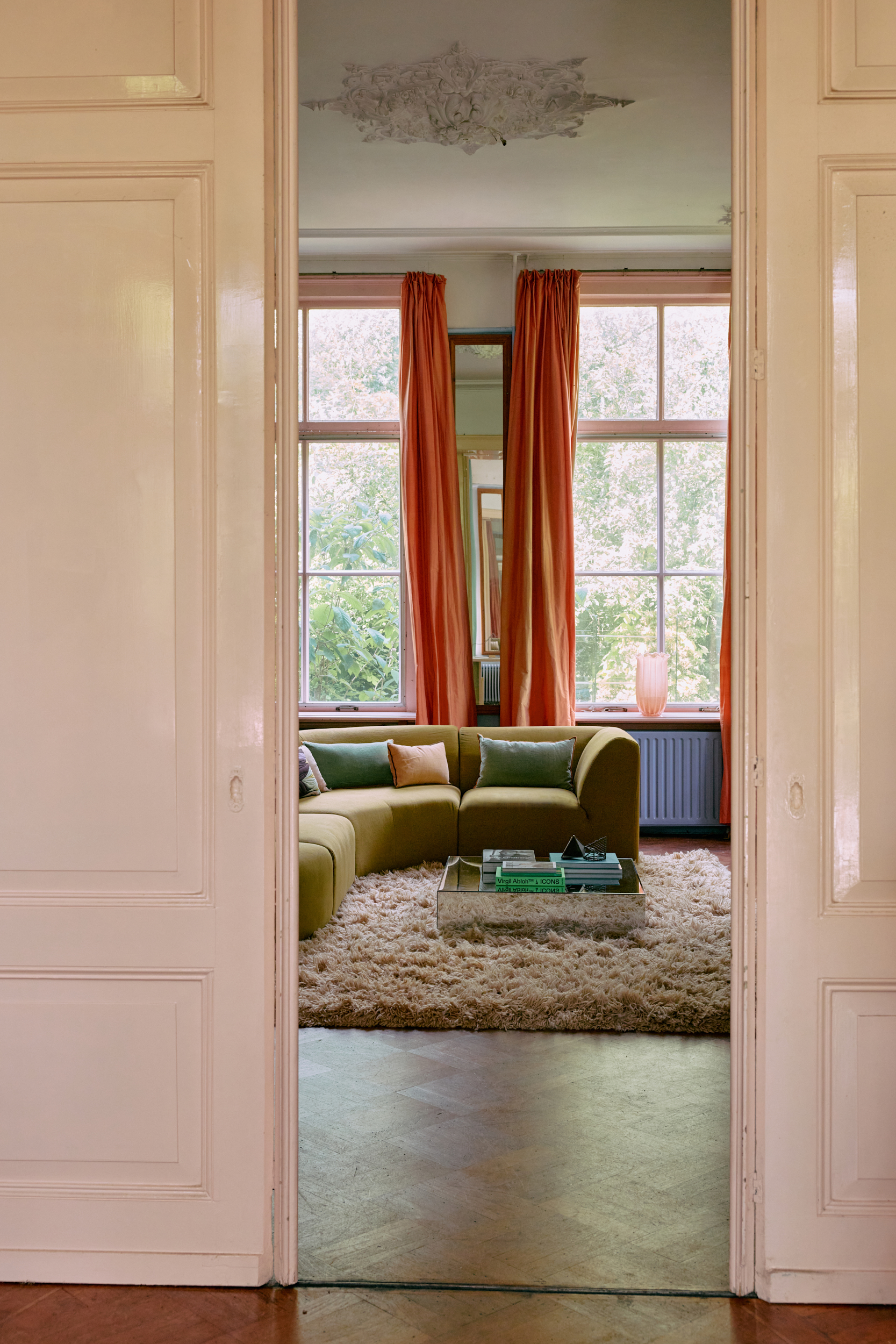 High vase, peach | HKLIVING