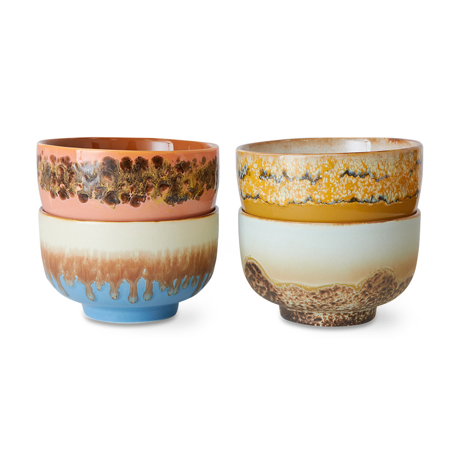 70s ceramics: noodle bowl, verdigris | HKLIVING