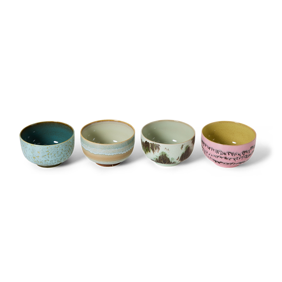 70s ceramics: noodle bowls, dada (set of 4) | HKLIVING