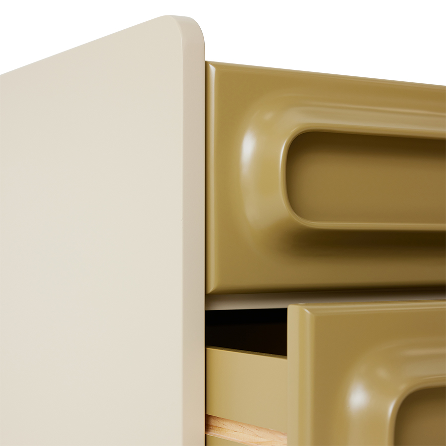 Space nightstand, sage/cream | HKLIVING